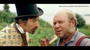 Кантри из фильма "Совсем пропащий" на губной гармошке С + табы. Для начинающих, без бендов.