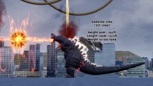 Evolution of Godzilla Fight 1954 to 2019 Size Comparison (고질라 전투 크기비교)
