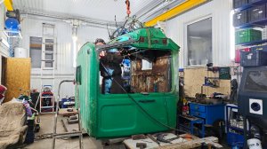 Реставрация кабины ЗИЛ бычок. Ремонт правой стойки.