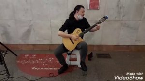 Музыка в метро Илья Литвинов гитара