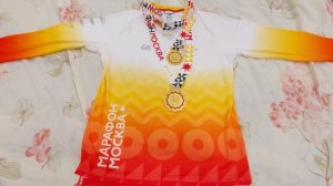 Футболка и медаль Московского Марафона 2024