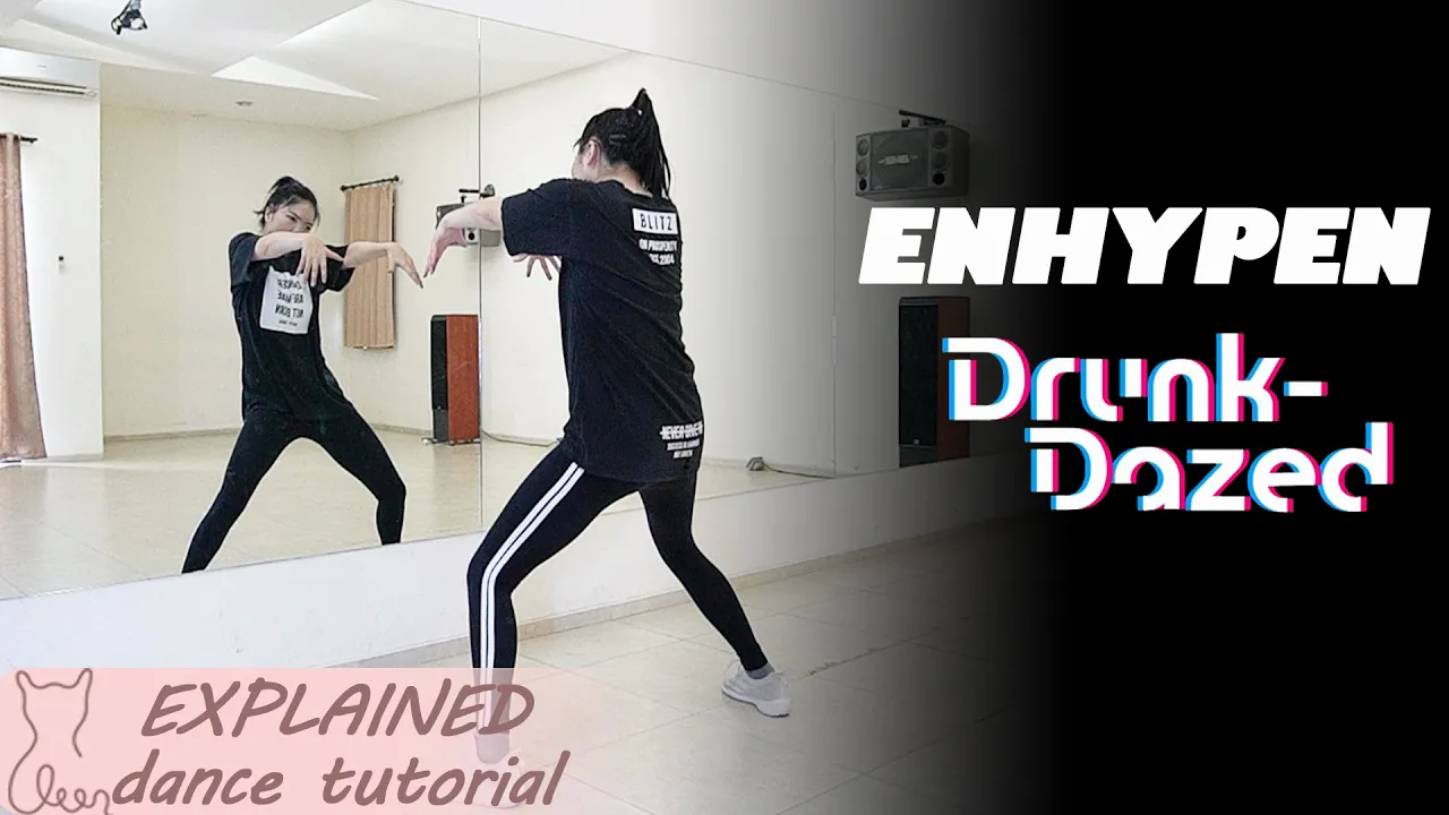 ENHYPEN (엔하이픈) 'Drunk-Dazed' Dance Tutorial｜ Step by Step EXPLAINED by Kathleen Carm