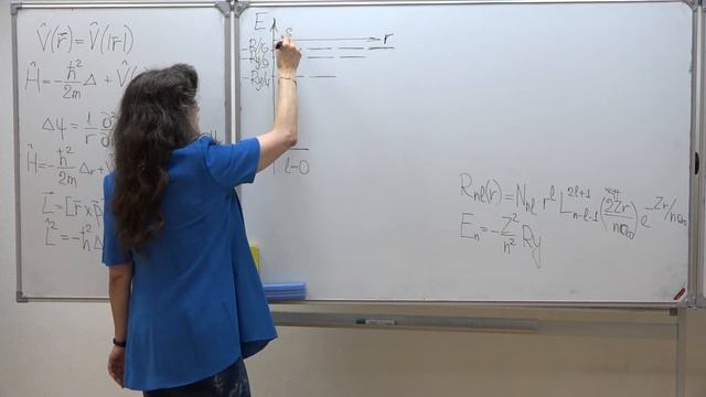 Воронина Е. Н. - Атомная физика. Семинары - 9. Движение в центрально-симметричном поле