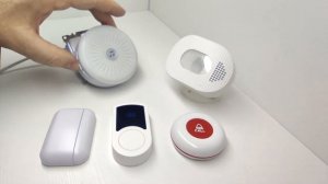 Звонок пейджер "ЛУНА" и датчик дверной, кнопка звонка, вызова персонала, датчик движения. ARHIS PRO