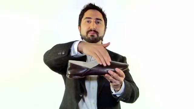 Churchill Grecian Wool Lined shoe in Brown from Samuel Windsor смотреть онлайн