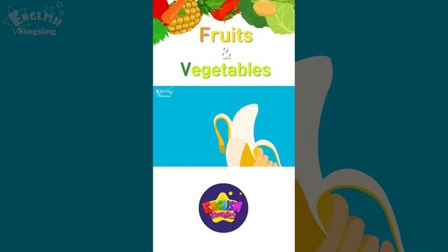 Kids vocabulary - [NEW] Fruits & Vegetables  #shorts