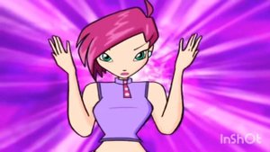 Winx magic Bloom, Flora and Tecna Musa and Aisna Enchantix Fanmade transformation