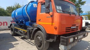 Обзор на КАМАЗ Ассенизатор 10 кубов . Продажа автомобилей в Автосалоне Boston Auto г.Волгоград