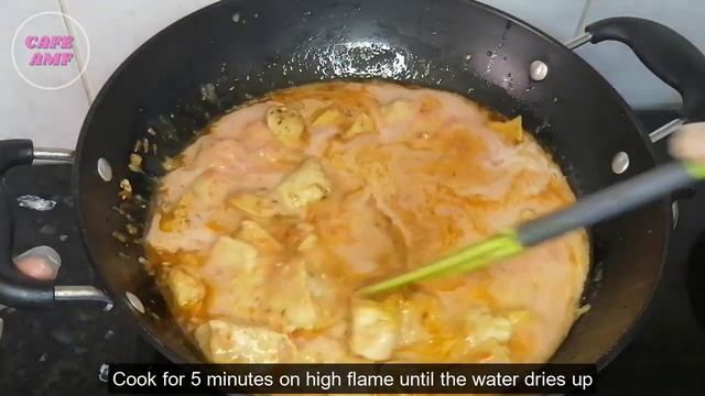 15 Minutes Chicken Handi - Boneless By CAFE AMF | Easiest Chicken Handi Recipe Restaurant Style