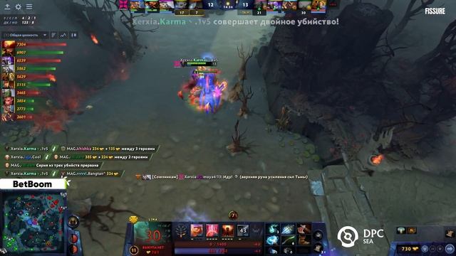 (RU) XERXIA VS MAG | map 2 | DPC SEA 2023 Tour 1: Division II | by @1ceN1ce116 & @Mantis