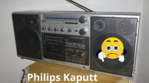 Philips D 8634 Mark 2 Ghettoblaster Kaputt