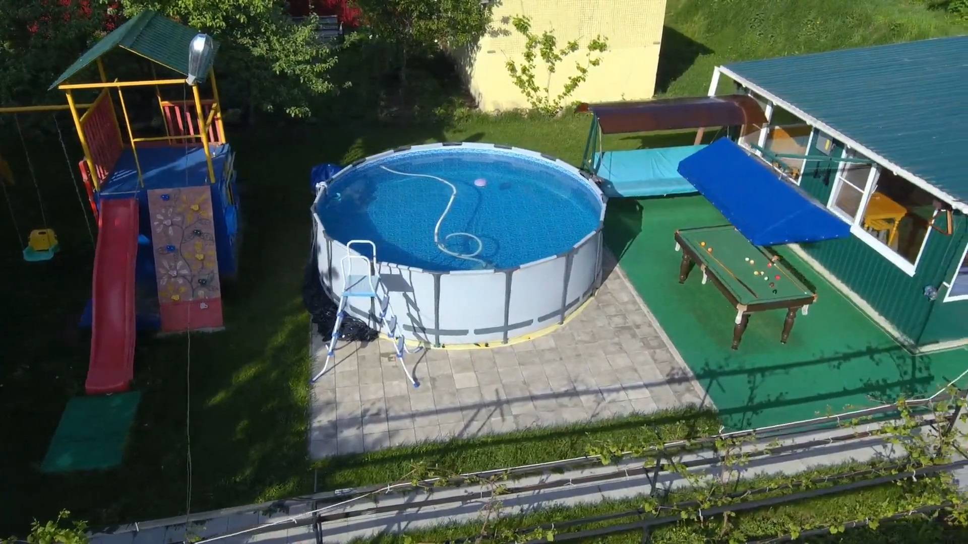 Бассейн Bestway Steel Pro Max. И все необходимое для него! смотреть онлайн