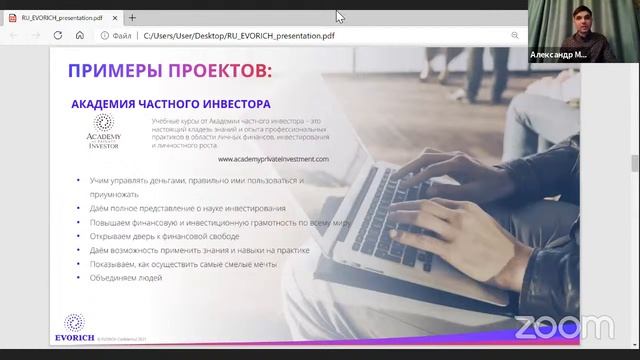 Возможности Evorich (02.03.2021)