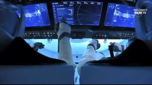 SpaceX Demo-2 Crew Dragon docking