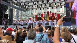 Вьетнамский военный духовой оркестр. Прощание славянки. Дворцовая площадь 28 июля 2019 г. День ВМФ.