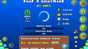 это я играю в Geometry Dash