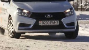АвтоГЕРМЕС LADA | Езда на LADA VESTA по снегу и льду