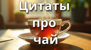 Цитаты про чай