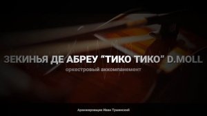Зекинья де Абреу "Тико Тико" d.moll - Оркестровый Аккомпанемент