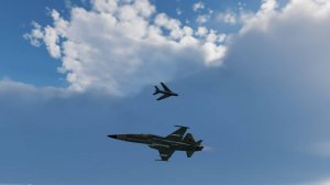 Бой МиГ-19 с F-5 на мини-ивенте "Момент истины". Эскадрилья "Черные выхлопы". К.В.А.С. в DCS World.