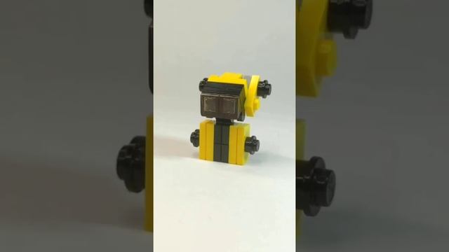 Bumblebee transform! stop motion!-lego transformers #shorts