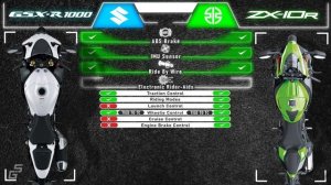 2022 Kawasaki Ninja ZX 10R И Suzuki GSX R 1000 сравнение