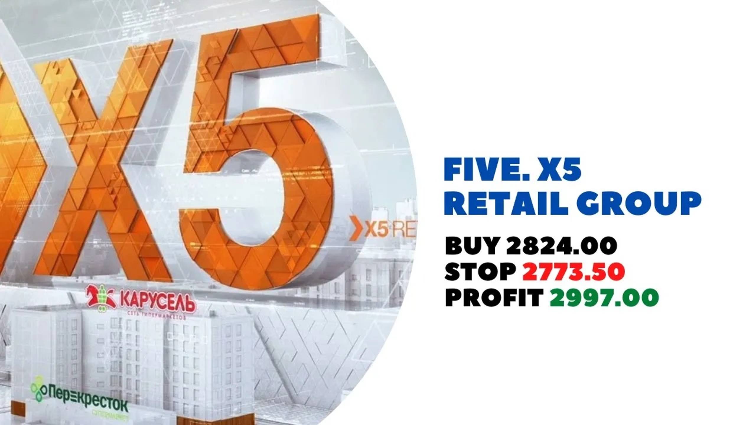 Five. Покупка X5 Retail Group до 2997.00 смотреть онлайн