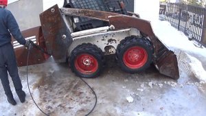 диагностическая мойка погрузчика bobcat