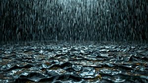 Прячет дождь