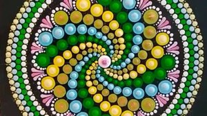 Мастер-класс по рисованию точечной мандалы