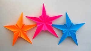 Звезда из бумаги к дню Победы Оригами поделки к 9 мая