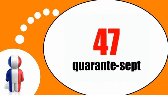 урок французского языка = Цифры от 40 до 50