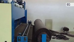 Линия по переработке текстильных отходов в холстопрошивной ватин