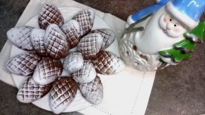 Рождественское шоколадное печенье "Еловые шишки"🍫🍪🎄