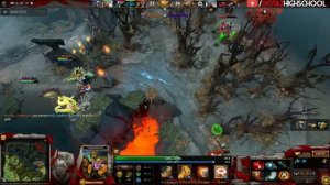 Monster TimberSaw by Miracle Def MegaCreeps with Mjollnir VS Mind_Control Kunkka Dota2