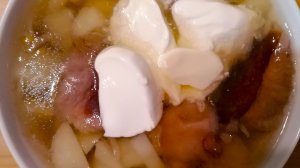 Грибной суп из замороженных белых грибов