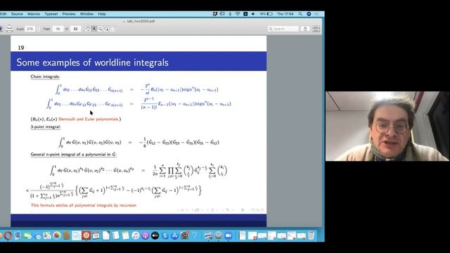 Christian SCHUBERT - New Techniques for Worldline Integration
