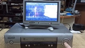 Samsung SVR-155 Відеомагнітофон Справний 2Головки Швидкісна перемотка