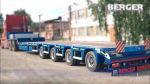 Лёгкая низкорамная платформа BERGER 9894-0000050-03