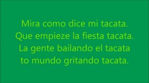 Tacabro - Tacata Lyrics