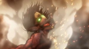Eren First Titan Form | Эрен закрывает брежь | Eren clouse Trost