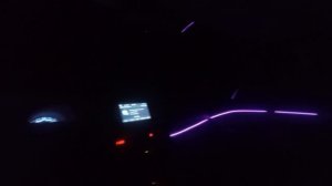 сделал атмосферную подсветку салона на kia carniva 3