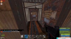 Учусь играть в RUST новый сервер