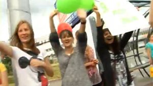 Флешмоб в Новосибирске "Я тебя люблю"