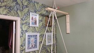 Детская подвесная люлька для младенца, своими руками.