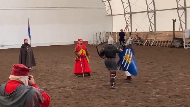 Все бои рыцаря XIII века из клуба "Булат" на турнире крепости "Або"