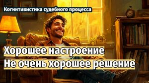 Хорошее настроение - не всегда хорошее решение