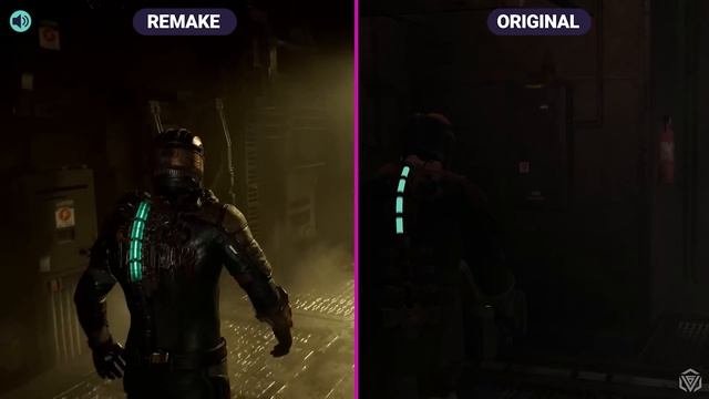 Dead Space Remake Vs Original - Early Gameplay And Graphics Comparison (4K)