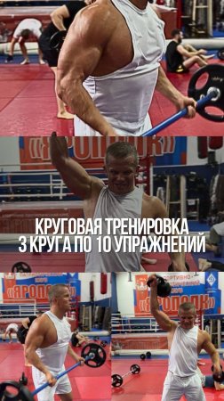 КРУГОВАЯ ТРЕНИРОВКА / 3 КРУГА по 10 УПРАЖНЕНИЙ / ПРОКАЧКА РУК, СПИНЫ, НОГ, ГРУДИ и ПЛЕЧ, 03.11.2024