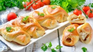 КАК ПРИГОТОВИТЬ ПИРОЖКИ С РЫБОЙ? Вкусные, румяные, мягкие, как пух, с филе трески и луком, к чаю.